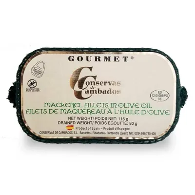Gourmet Mackerel Fillet In Olive Oil