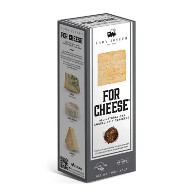 LJ FOR CHEESE Oak Smoked Salt Crackers
