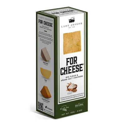LJ FOR CHEESE Rye & Añata Salt Crackers