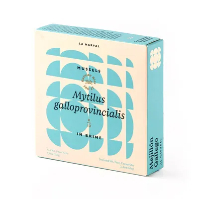 La Narval Premium Mussels Galician Rias in Brine 8/12