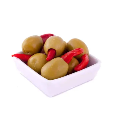 Triana Olivas Spicy Red Pepper Stuffed Gordal Olive