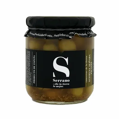 Serrano Spicy Garnished Olives