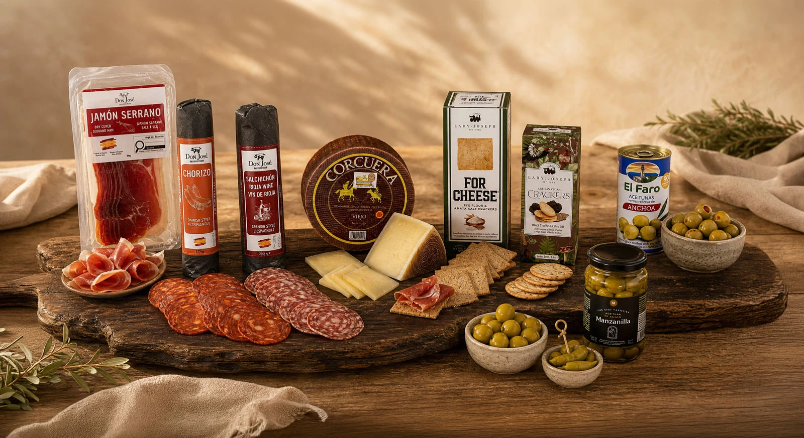 Specialty gourmet foods spread